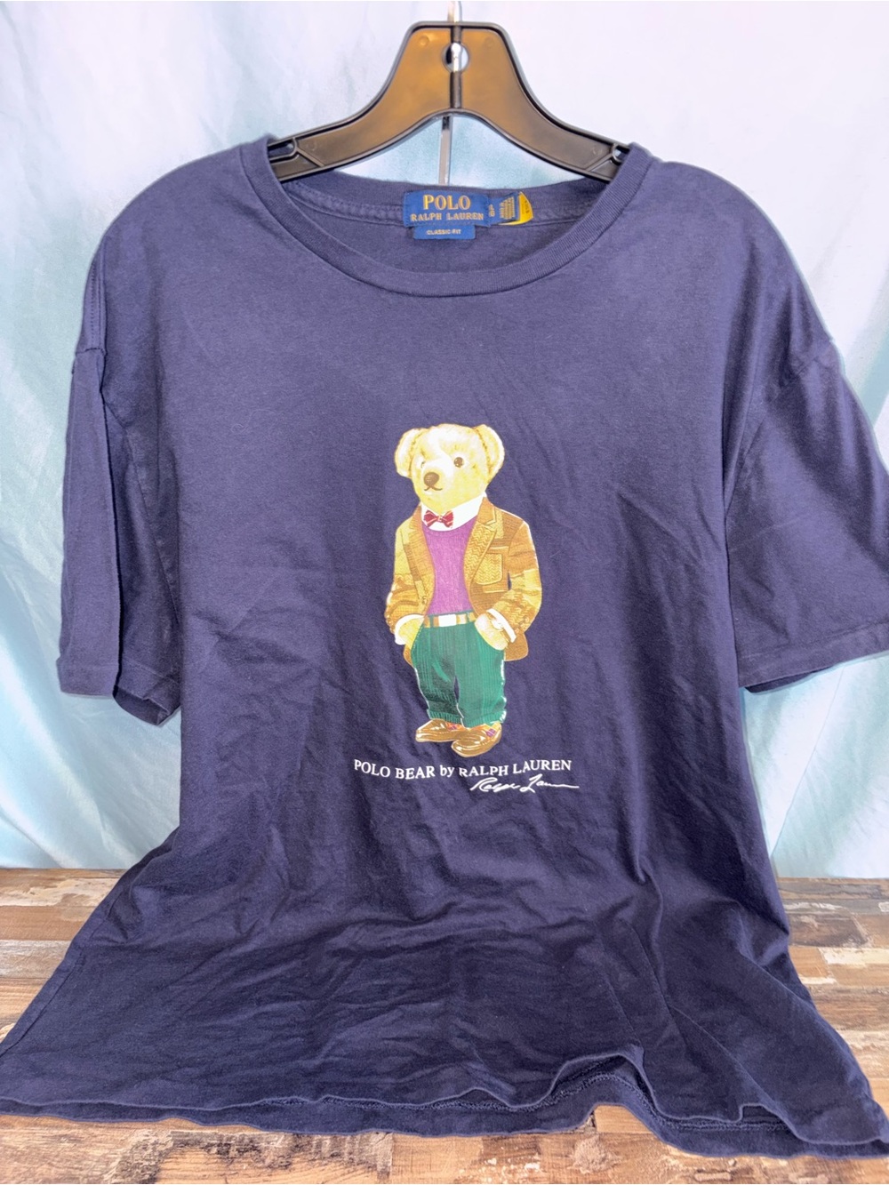 Polo by Ralph Lauren Navy Bear Graphic Short Sleeve Tee